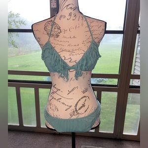 2 piece teal VS bikini set